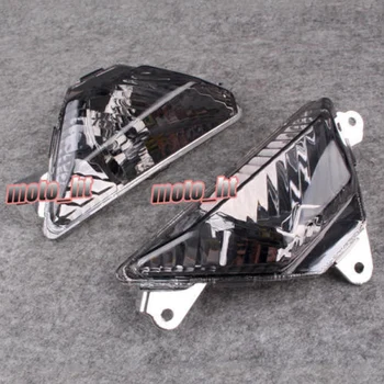 

Motorcycle Front Turn Signals Light Indicator Blinkers Lens Cover Housing Shell For KAWASAKI ZX-6R ZX636 2013 2014 Pair