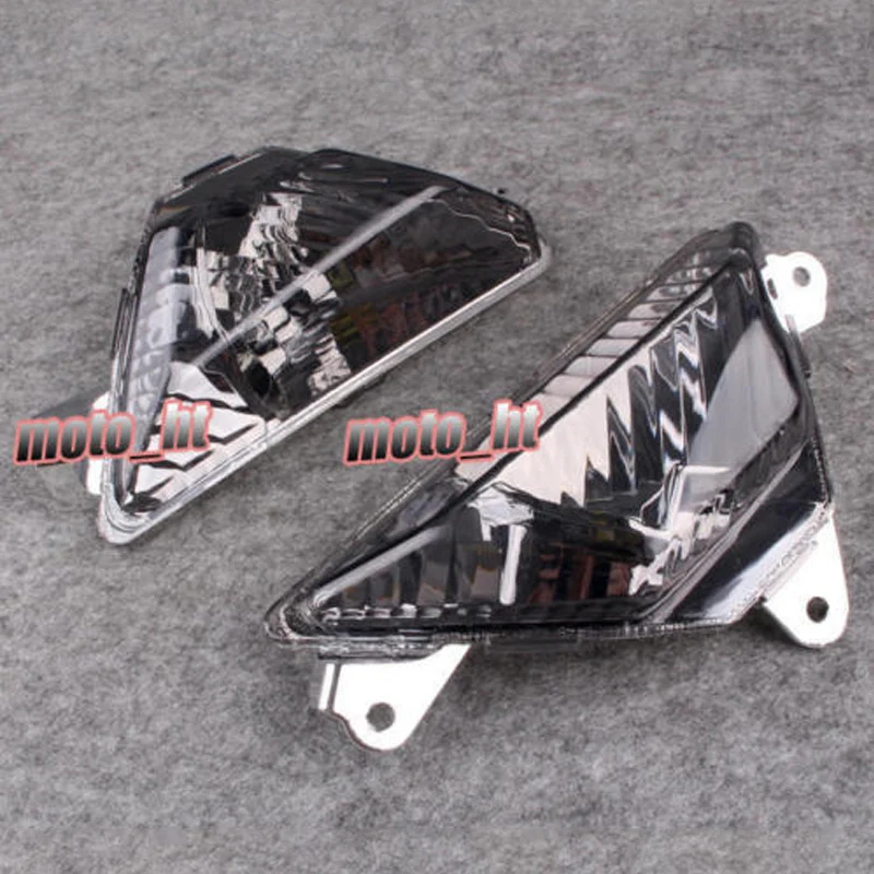 Zx6r Motorbike Front Turn Signals Light Indicator Blinkers Lens Cover