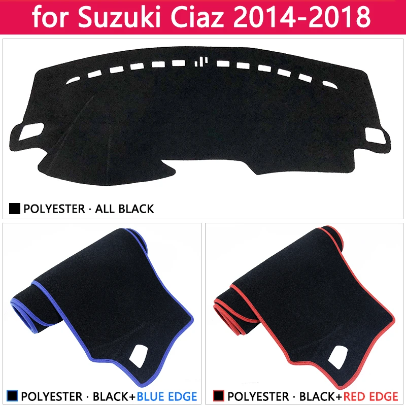 Для Suzuki ciaz Maruti спортивный Противоскользящий коврик на приборную панель солнцезащитный коврик для защиты автомобильных аксессуаров