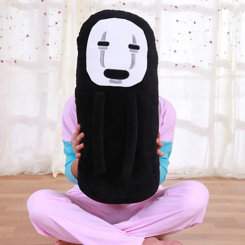 

Large 65CM Anime Cartoon Miyazaki Hayao Spirited Away No Face Totoro Plush Toy Soft Stuffed Animal Doll For Girls Gift