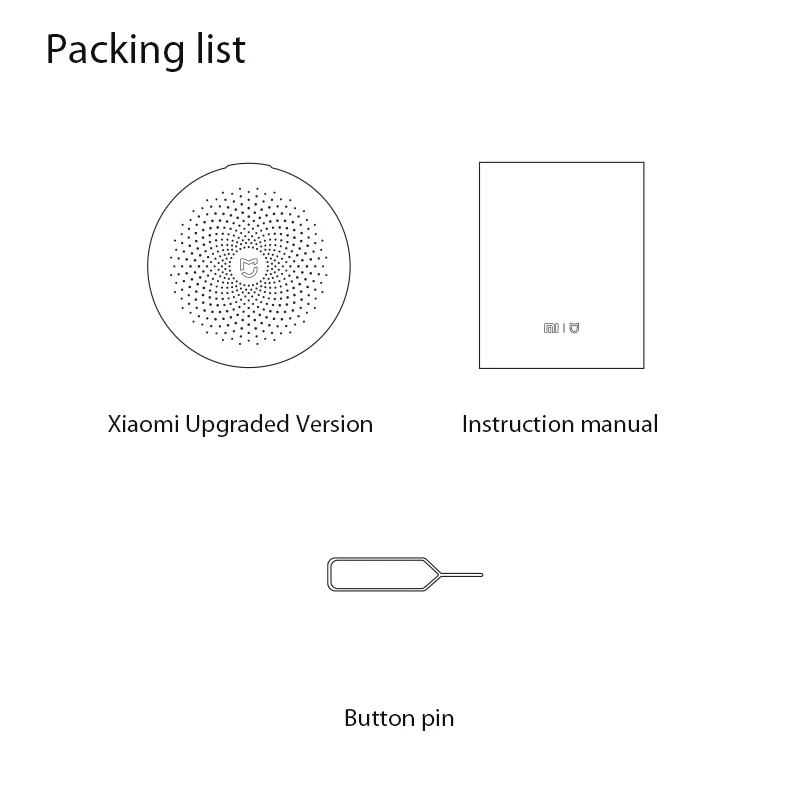 Оригинальный Xiaomi обновленная версия Mi шлюз умный WiFi Пульт дистанционного