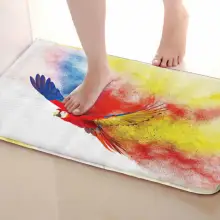 Коврик для ванной комнаты в стиле попугая, Забавный Противоскользящий коврик для ванной, аксессуары для душевой занавески, соответствующие вашей душевой занавеске