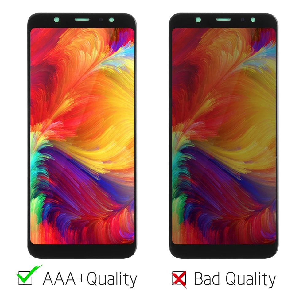 6,0 ''TFT/ дисплей для samsung Galaxy A6 Plus A6+ A605 A605fd lcd кодирующий преобразователь сенсорного экрана в сборе запасные части