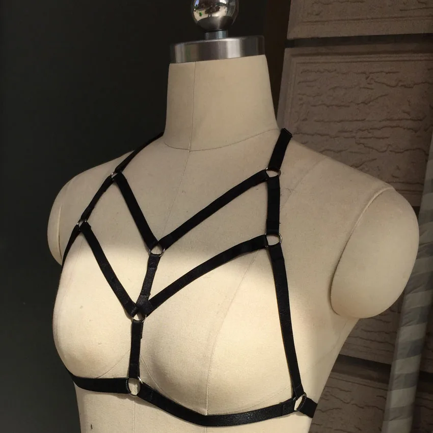 Erotic leather harness bra, guide to anal orgasm