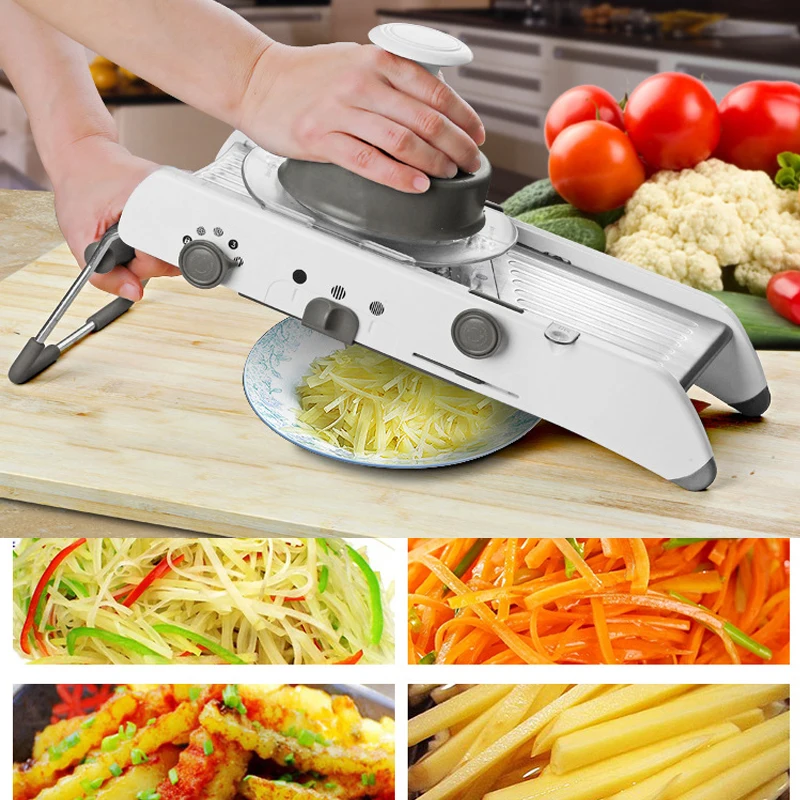  Vegetable Manual Slicers Mandoline Cutter for Carrot Potato 20 Kinds Slicer Stainless Steel Blades  - 32921407700
