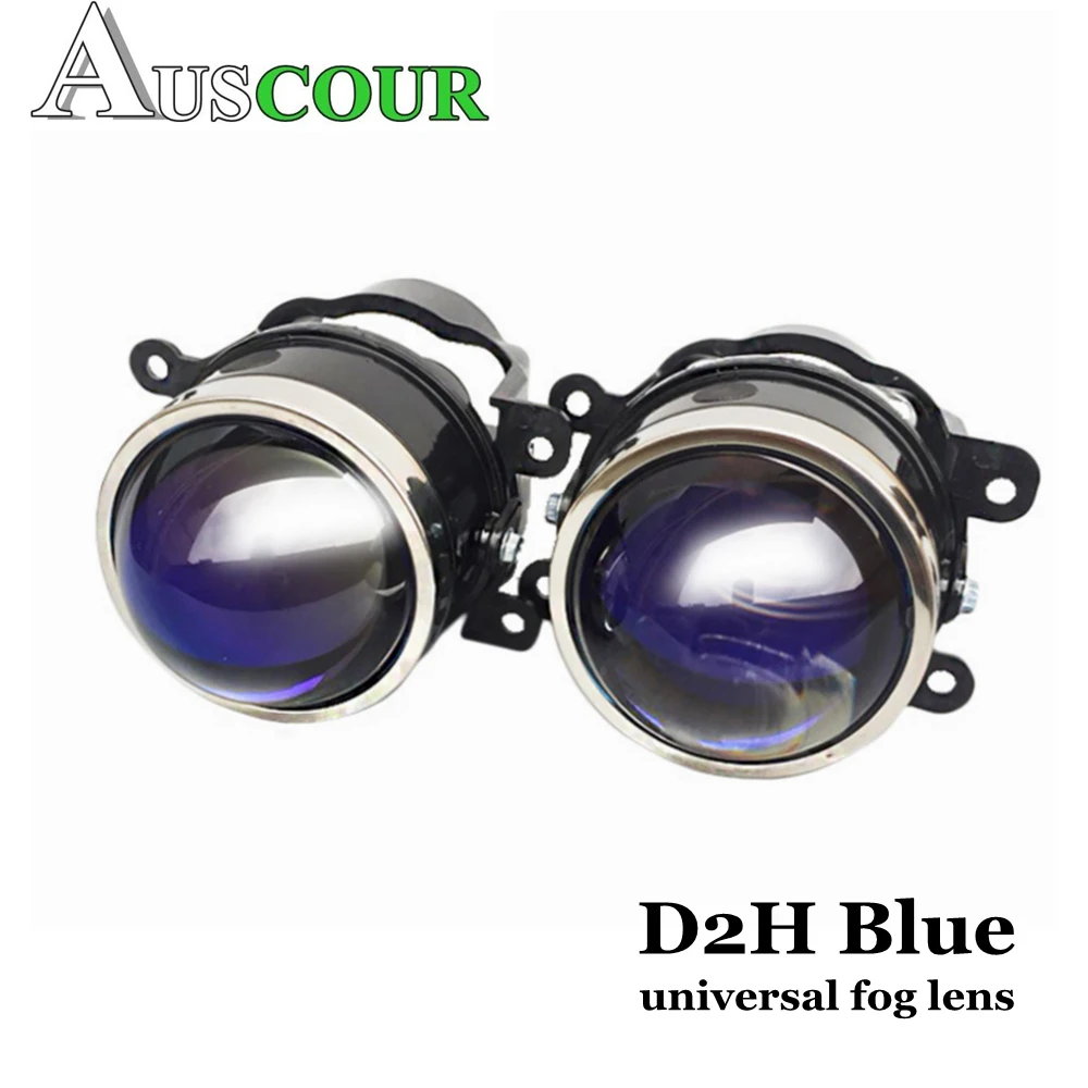 

2pcs 3.0 inch HID halogen Bi xenon fog Projector Lens Mounting Bracket for Universal Fog Lights Lenses Driving Lamp Retrofit D2H