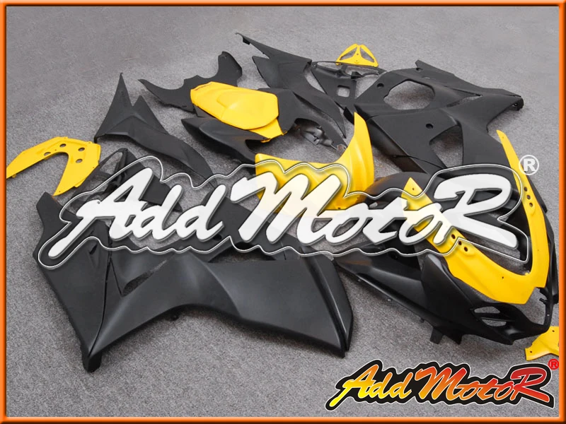 Addmotor Fit 09 10 11 12 13 GSXR1000 GSX R 1000 2009 2013 K9 Желтый Черный Aftermarket Литья Под Давлением