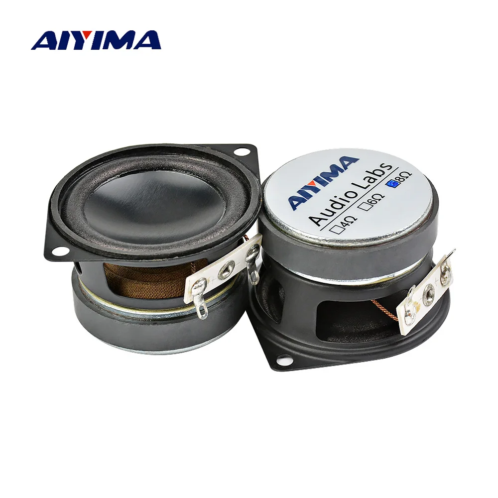 Aiyima 2pcs 2 Inch Audio Speaker 8 Ohm 
