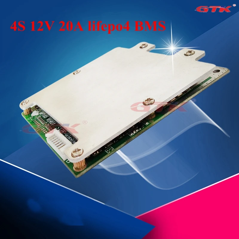 Торговая марка 4S 12 В 20A отдельный порт lifepo4 BMS с функцией blance для электрического