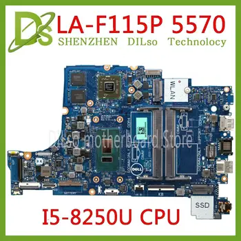 Buy KEFU LA-F115P Motherboard For Dell INSPIRON 15 5570 5770 7570 P75F Motherboard LA-F115P DDR4 I5-8250U CPU Test 100% Original