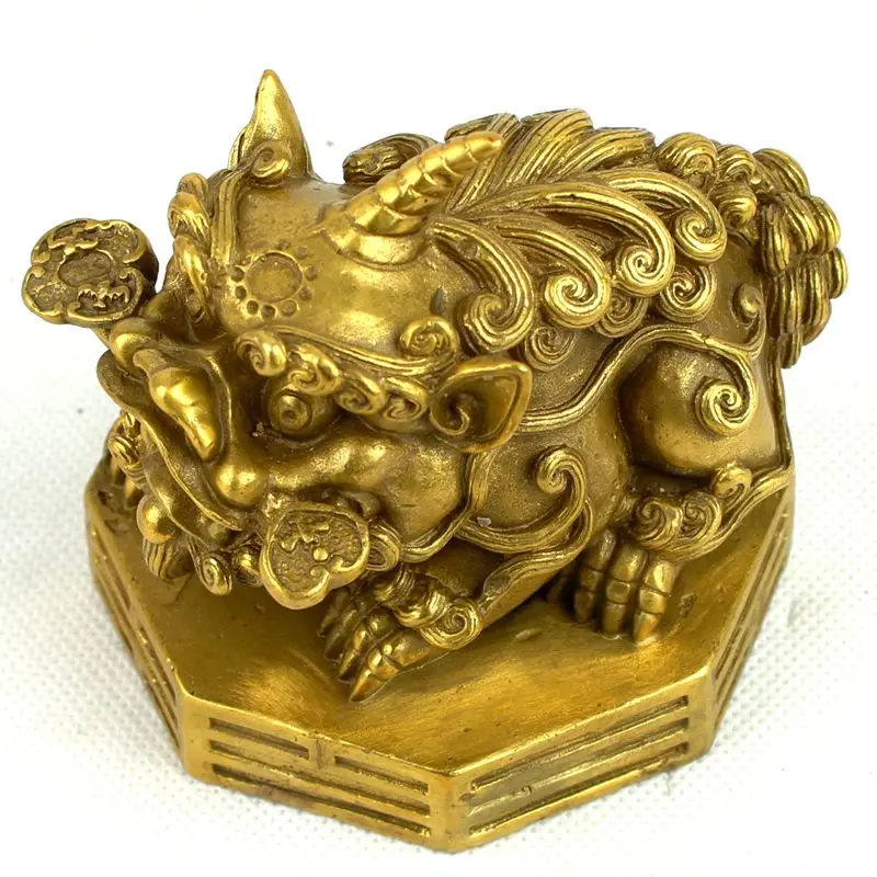 

Lin copper auspicious alienness lion copper lion decoration copper lion