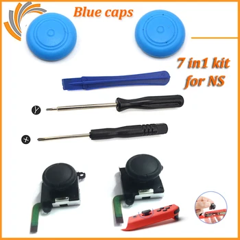 

New Coming 3D Analog Sensor Module Joystick Thumbstick For Nintendo Switch NS Joy-Con Controller With Repair Tool Optional 7in1
