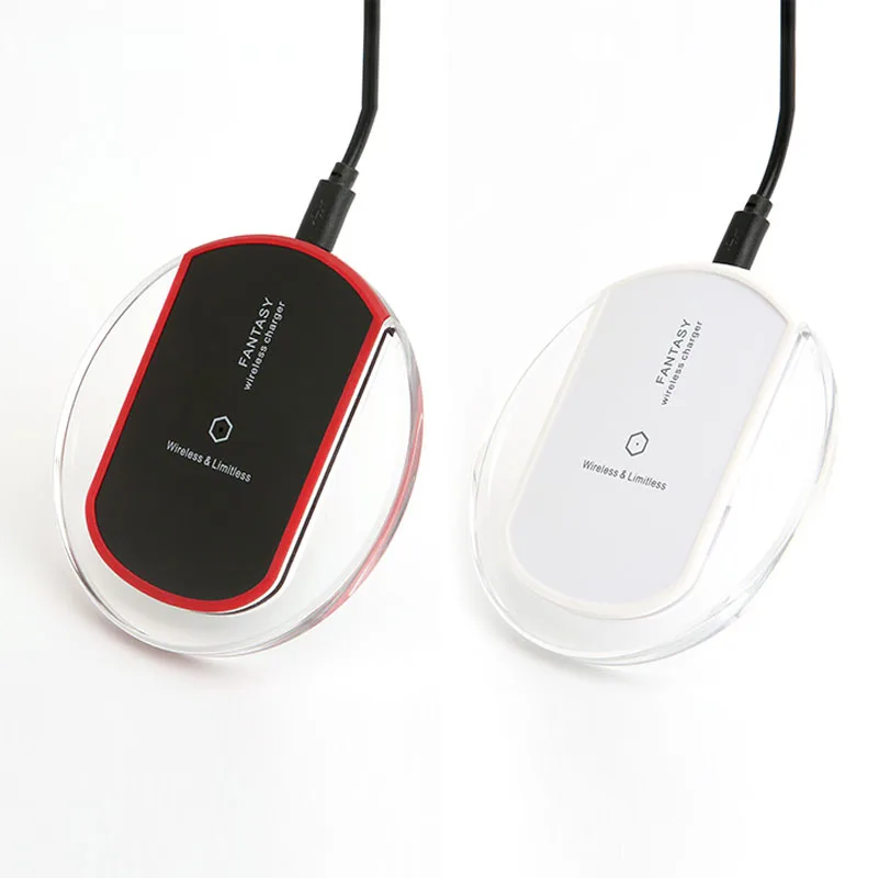 

Qi Wireless Charger Pad Fast Charging Pad Quick Charger for iPhone X 8 Plus Samsung Galaxy S10 Note 9 S9 S9 Plus Note 8
