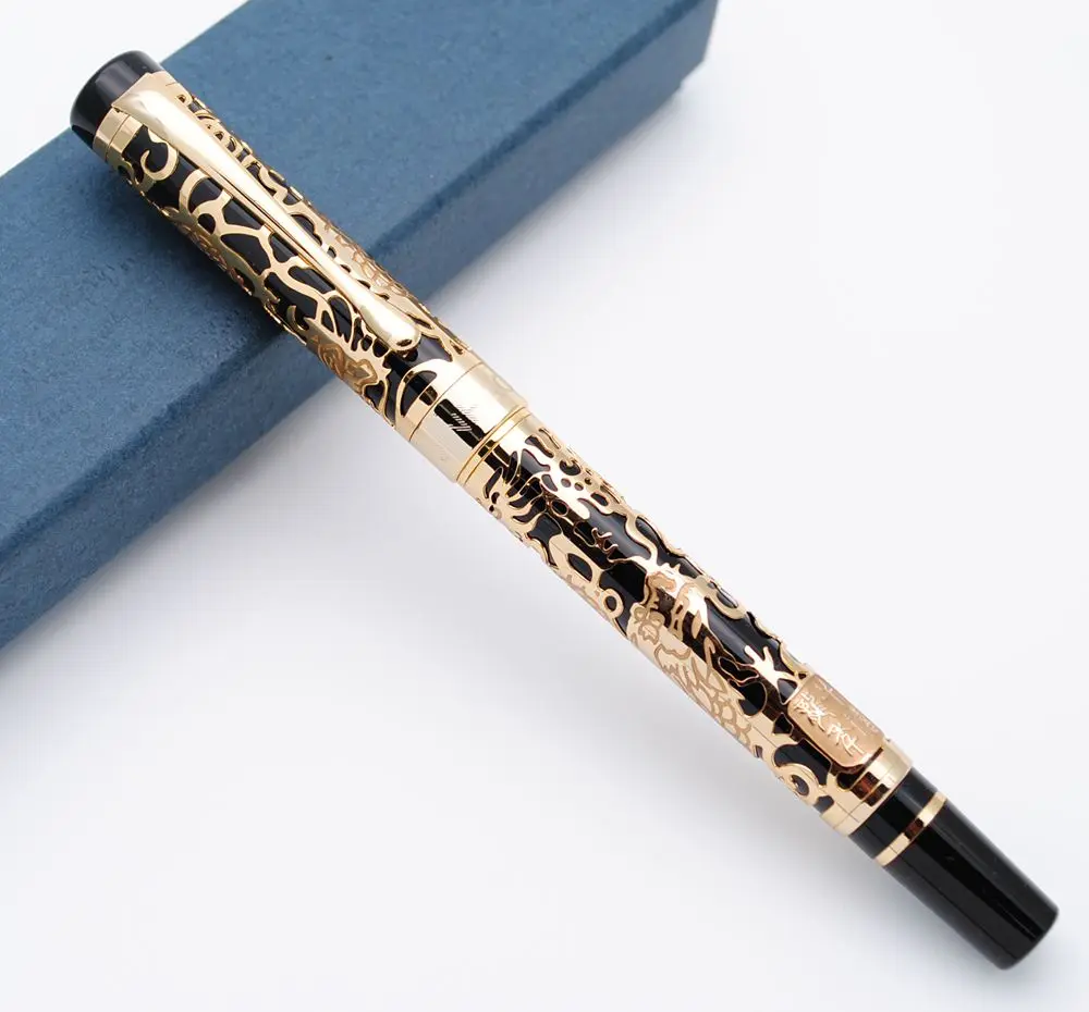 Шариковая ручка JINHAO 5000 Black Century Dragon Relievo|Шариковые ручки| |