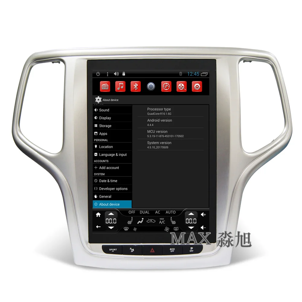 Excellent MAX Car DVD Player for Jeep grand Cherokee 2014 2015 2016 with gps navigation Radio BT WIFI SWC GPS map 1