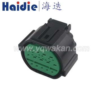 

Free shipping 5sets 14pin plastic parts waterproof connector wiring harness connector with terminal GL301-14021