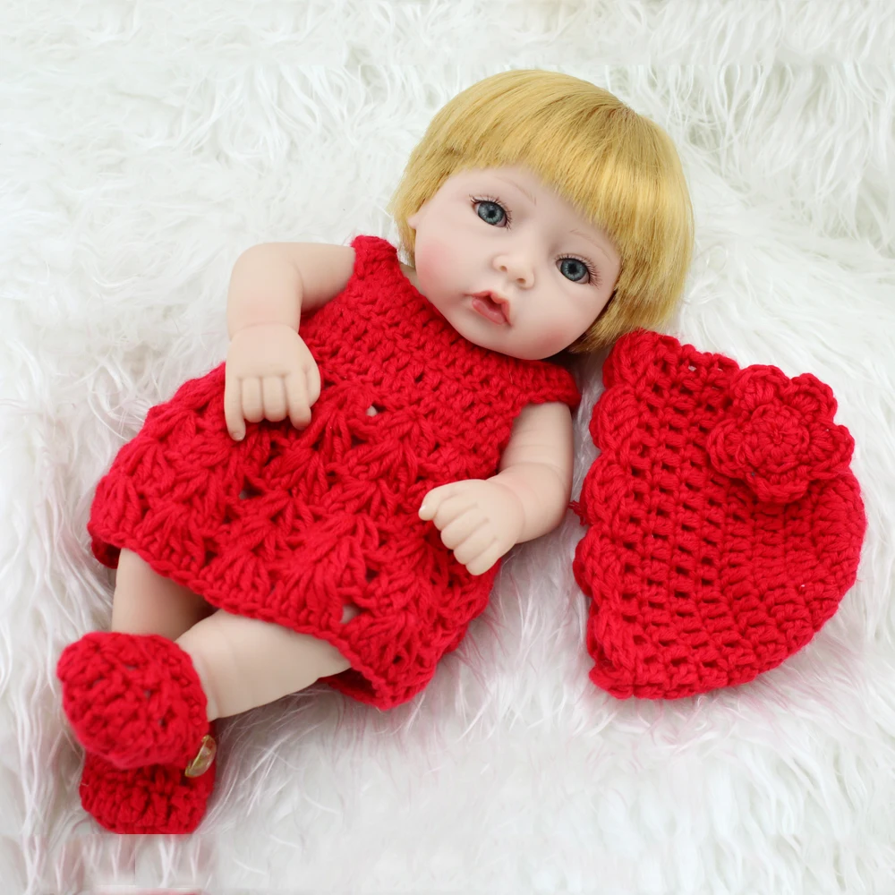 Куклы KAYDORA Reborn Silicone Body Baby Alive Doll для девочек милые игрушки 10 дюймов платье