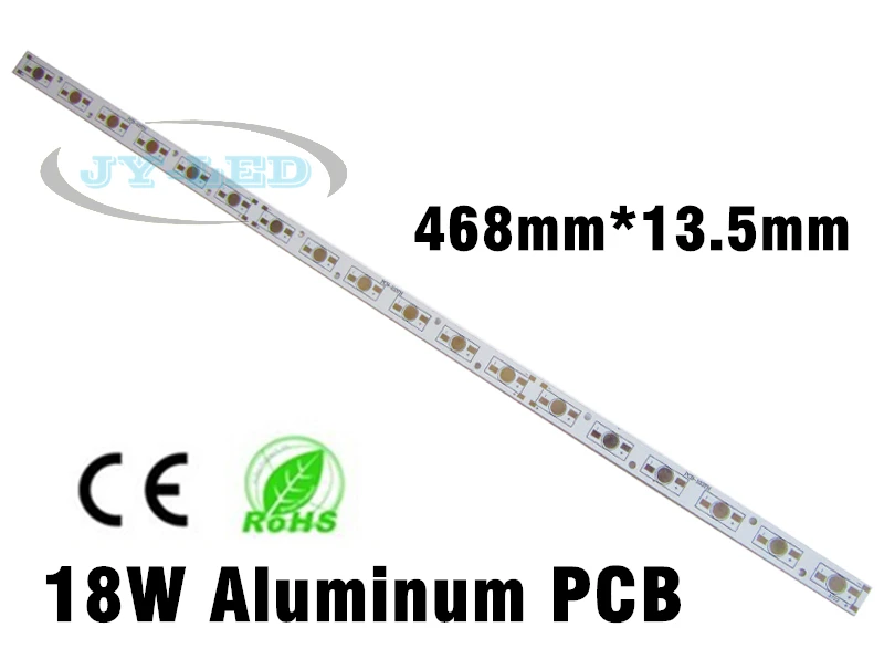 Светодиодная прямоугольная пластина PCB 468 мм * 13 5 1 6 светодиодная алюминиевая