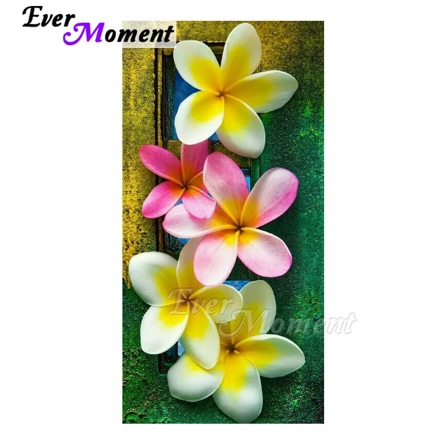 

Ever Moment Diamond Painting 5D DIY Full Square Drill Yellow Pink Flower Rhinestone Mosaic Diamond Embroidery Decor 3F1128