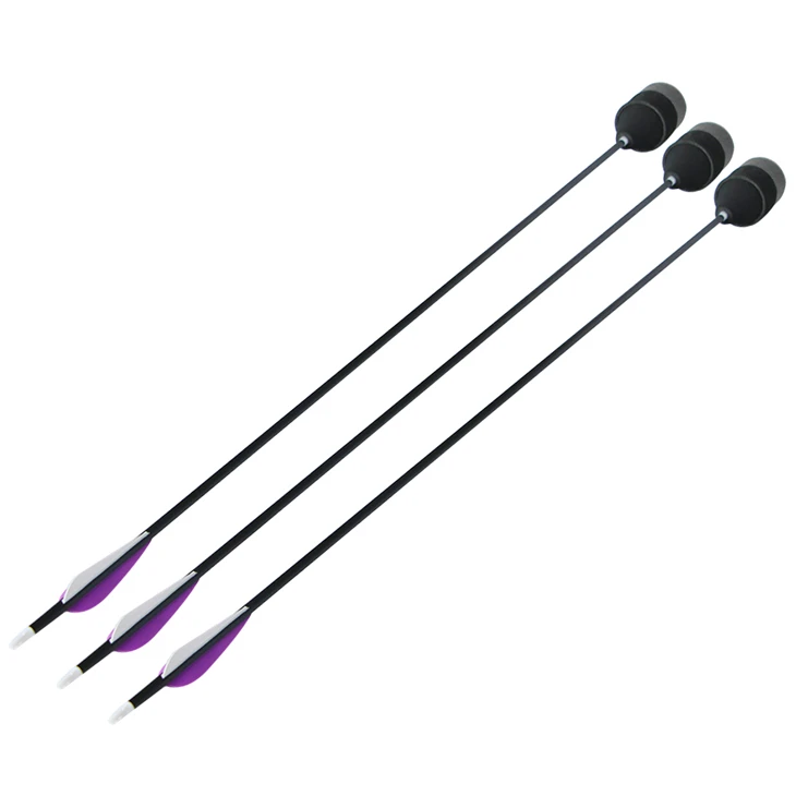 free shipping 6 pieces foam tipped mixed carbon fiber arrows archery