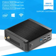 Pentium N3510 Мини-ПК компьютер с Celeron N2920 1.83 ГГц quad-core Linux Windows10 4 г ОЗУ HDMI, VGA, USB 3.0 WiFi