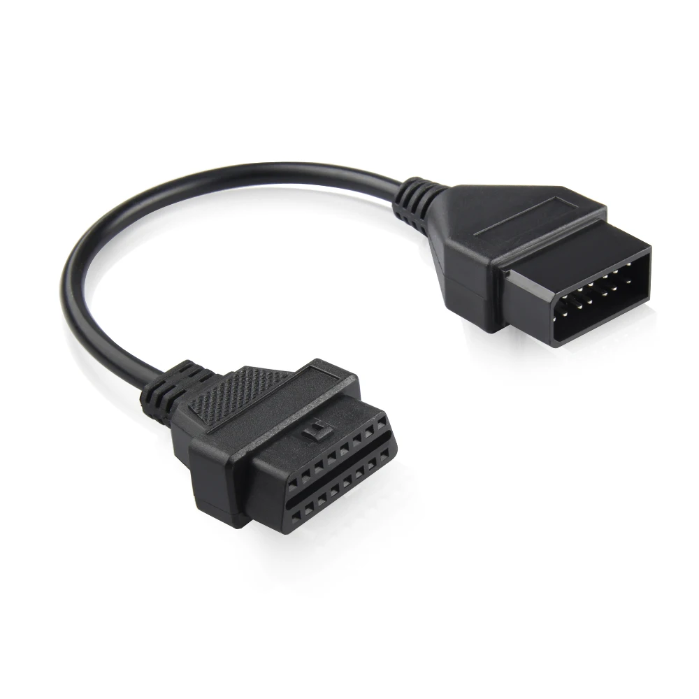 Кабель адаптер OBD2 для Nissan 14 Pin к OBD OBDII 16 гнездовой разъем диагностического кабеля