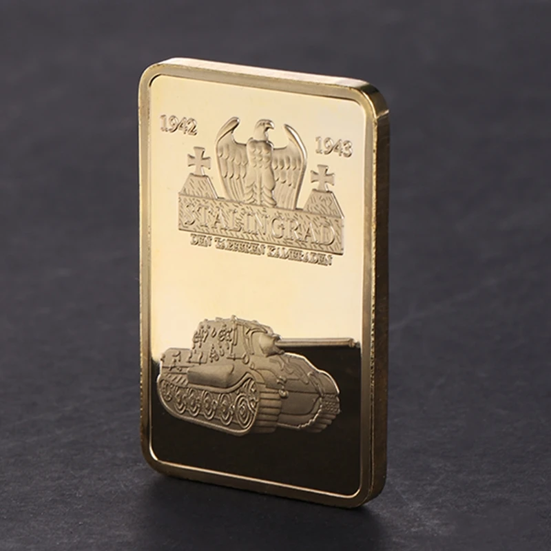

Commemorative Coin Stalin Grad Tank Golden Square Collection Arts Gifts Souvenir