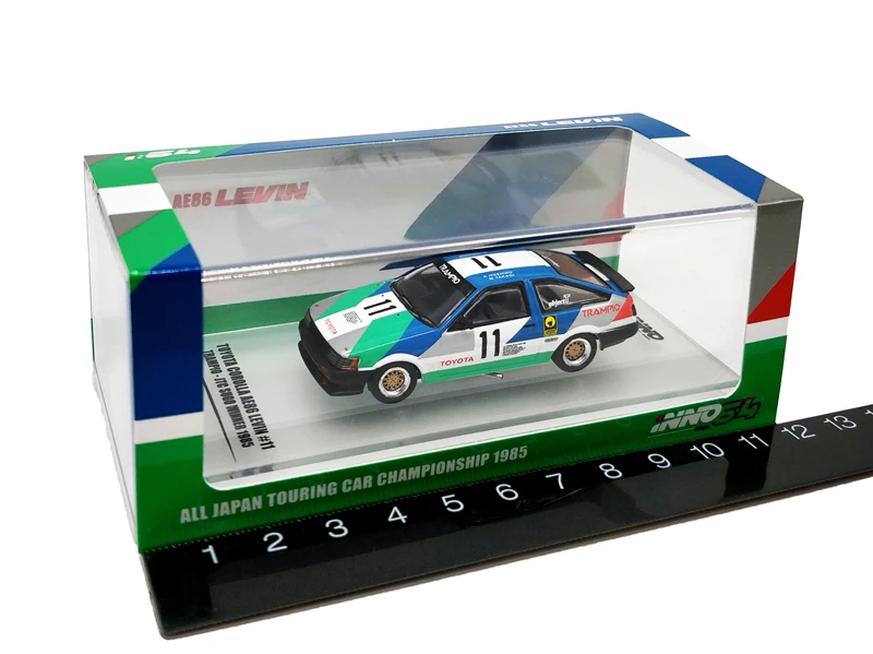 1: 64 INNO64 Toyota Corolla levin AE86 #11 Trampio гонки литой модельный автомобиль