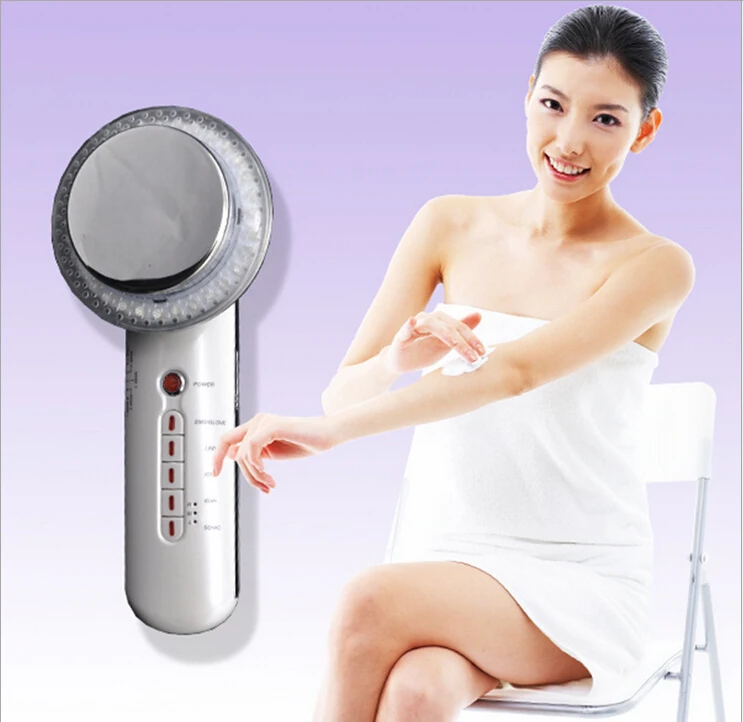 House 6IN1 EMS Face Photon Skin Care Ultrasound Facial Massage Galvanic Sonic Gloves Body Slimming Therapy