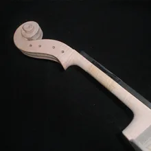 1 шт. новая белая скрипка 4/4 полный размер цельный клен задняя ель Топ WH0502