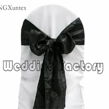 200 шт. цена оптовой продажи тафты Pintuck кресло створки для банкета Свадебная Чехлы для стульев украшения