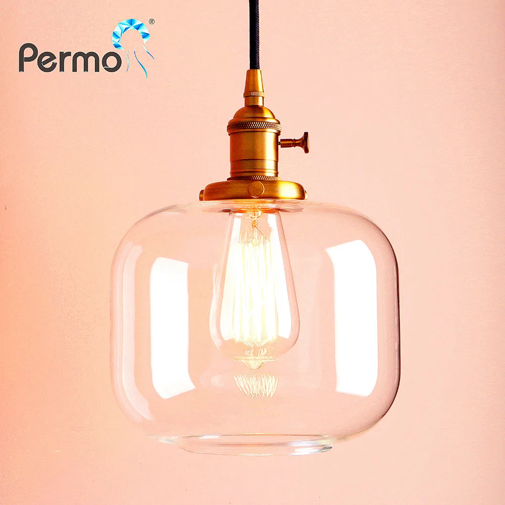 Us 3936 Permotriassischen Vintage Anhänger Decke Lampen Moderne Glas Glas Anhänger Lichter Küche Esszimmer Hanglamp Retro Leuchte Loft Lichter