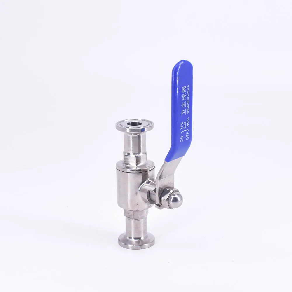 Подходит для 12,7 мм 1/" трубы OD x 0,5" тройной зажим санитарно-шаровой запорный клапан SUS 304 нержавеющая пивоварня домашняя фабрика