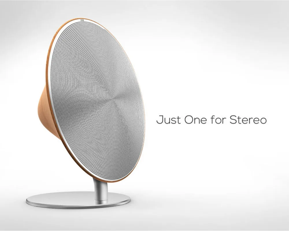Деревянный портативный беспроводной динамик сабвуфер Solo One Bluetooth NFC полный