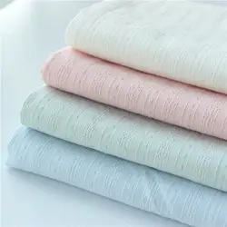 Белый хлопок ткань жаккардовая ткань пастырской небольшой свежий женская рубашка одежда ткань 100x150 см