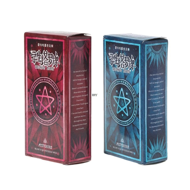 

Rider Tarot Cards With Colorful Box Mysterious Divination Astrology Board Game INY