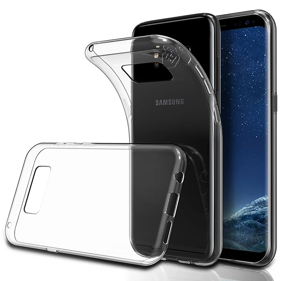 

Clear TPU Case For Samsung Galaxy A3 A5 A7 2017 J4 J6 A6 A8 2018 S8 S9 Plus S6 S5 S7 Edge Note 5 8 9 Silicone Protective Cover
