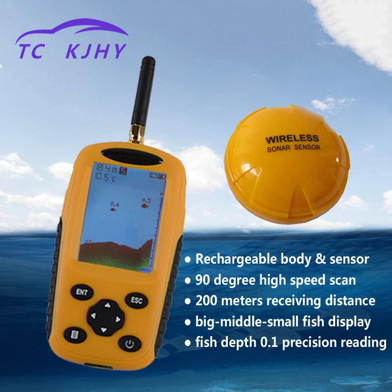 

Auto Marine GPS Color Screen High Precision Charging Version 105 Degree Muddy Water Big Fish Wireless Dot Matrix Fish Detector