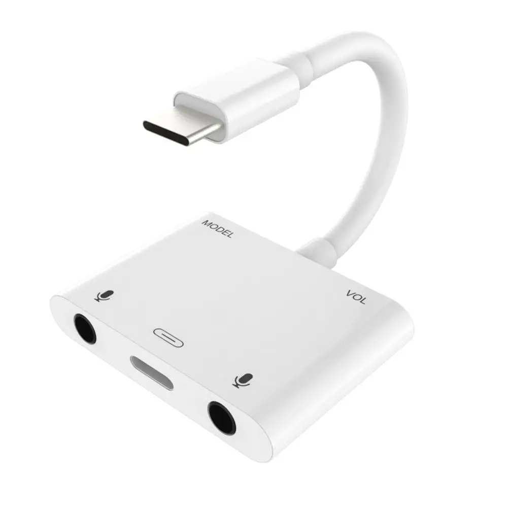

3.5mm Type-c Audio Cable Portable Charging Adapter For Samsung For Xiaomi Plug And Play Adapter Accessories Supplies