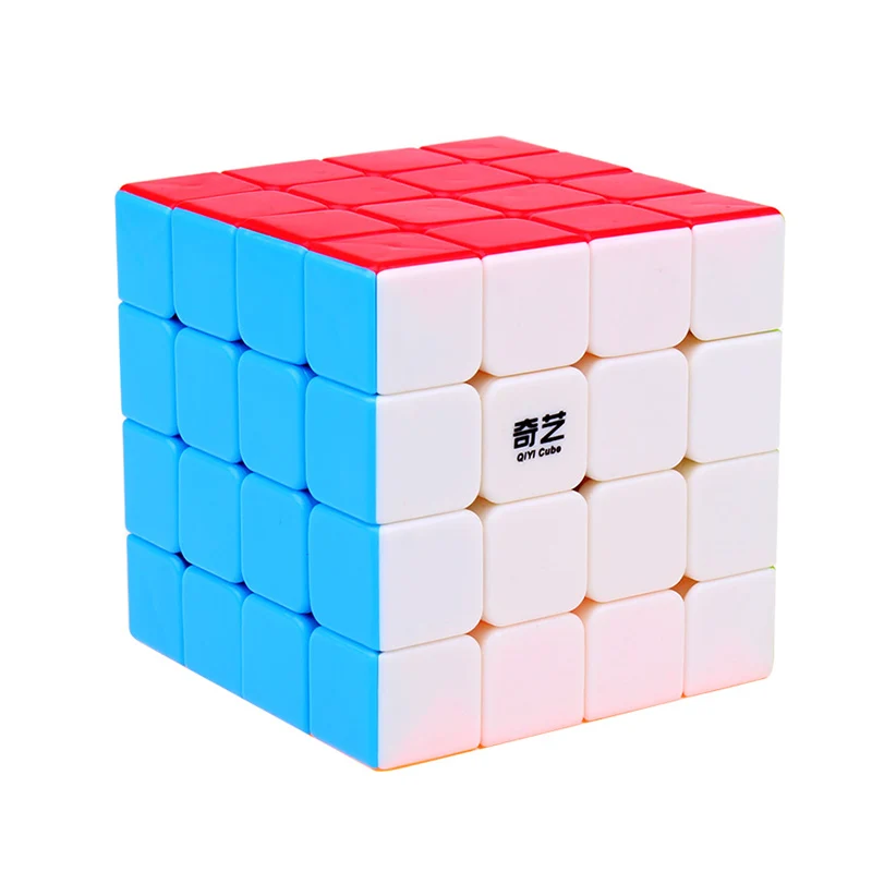 Qiyi qiyuan магический куб 2x2x2 3x3x3 5x5x5 megaminx Пирамида скоростной куб игрушки для детей головоломка скоростной куб детские игрушки Твердые - Цвет: Qiyi 4x4x4