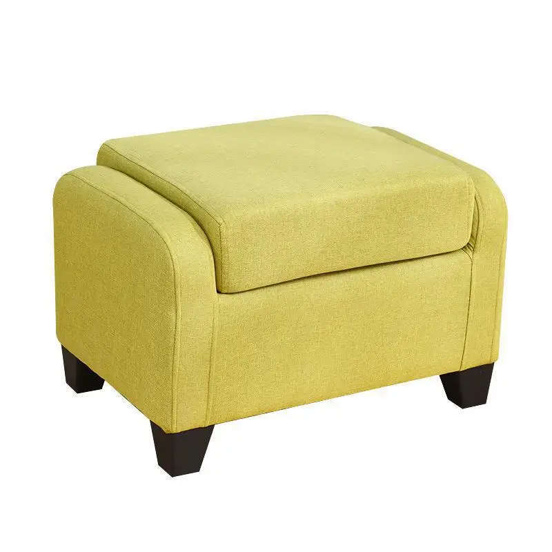 Тканевый диван-табурет магазин одежды креативный маленький табурет сочетание длинная полоса Диванный кофейный столик скамейка для обуви скамейка - Цвет: 1