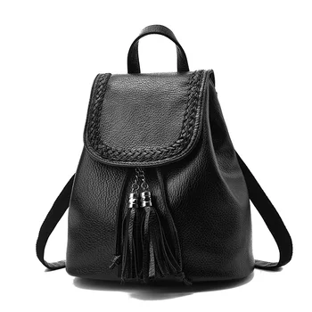 

020318 new hot lady small tassel backpack