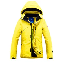 Лыжная куртка Мужская ветрозащитная Водонепроницаемая утолщенная теплая зимняя куртка для сноуборда Лыжная куртка походная куртка для кемпинга зимняя одежда