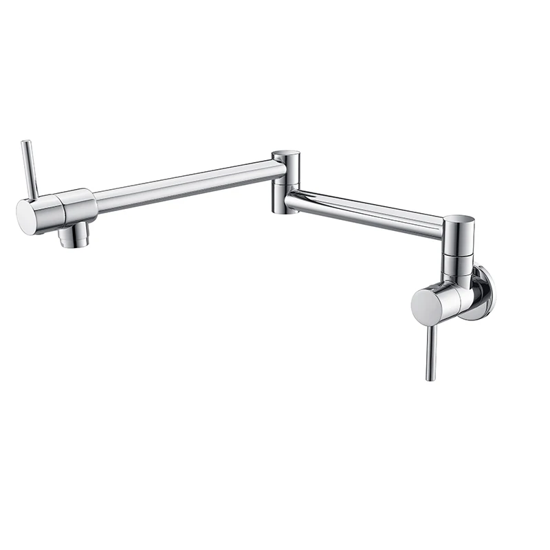  Pot Filler Tap Wall Mounted Foldable Kitchen Faucet Single Cold Single Hole Sink Tap Rotate Folding - 32997916214