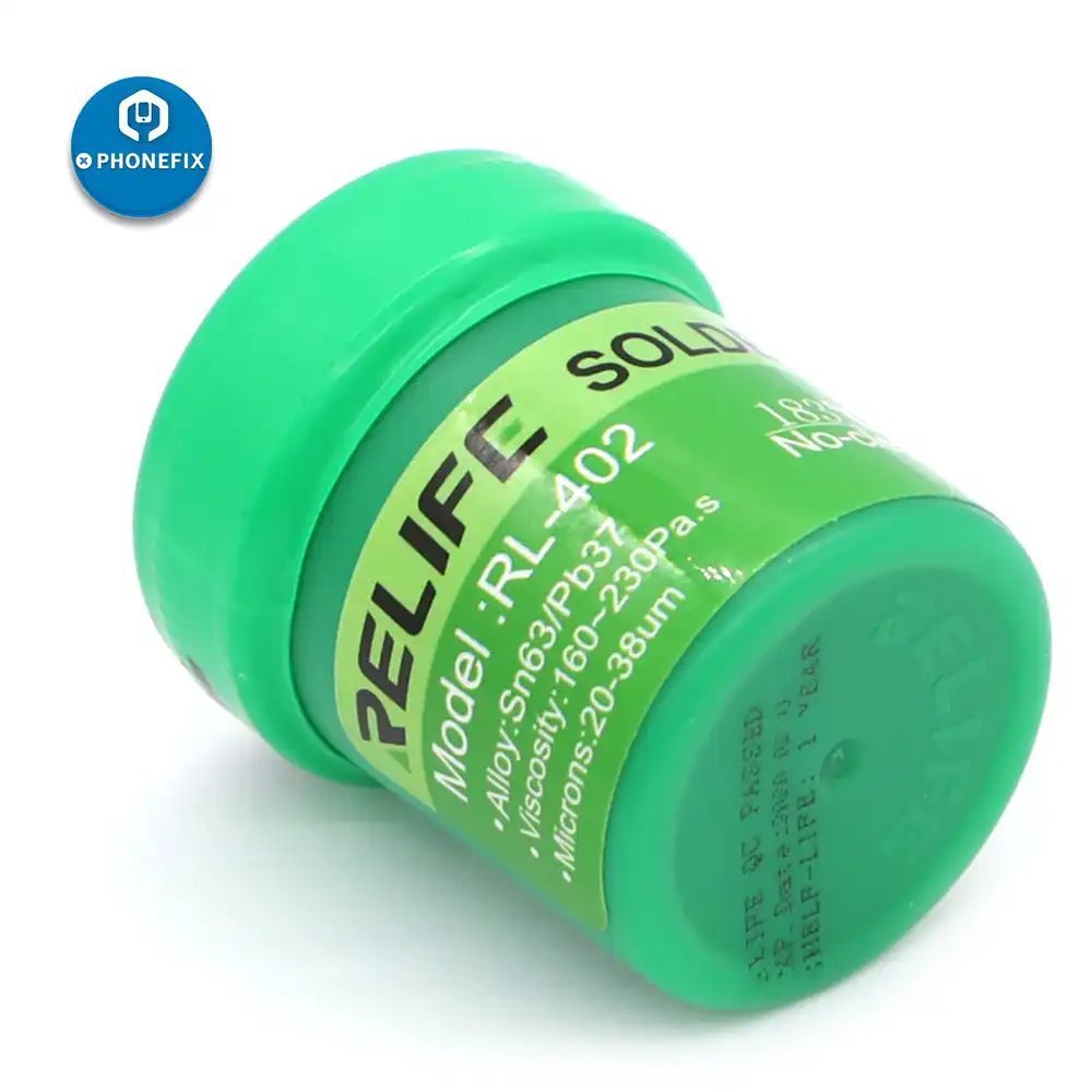 Relife No Clean Soldering Paste Rl 400 Rl 401 Rl 402 40g Sn63 Pb67 1 C Solder Paste For Iphone Phone Bga Reballing Soldering Welding Fluxes Aliexpress