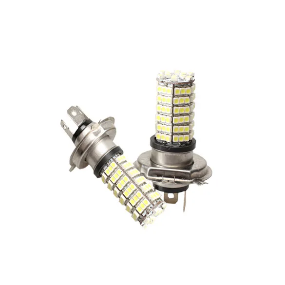 Новое Прибытие 2 шт./лот H4 LED 3528 102 SMD Белый Шарика Фары Противотуманные фары