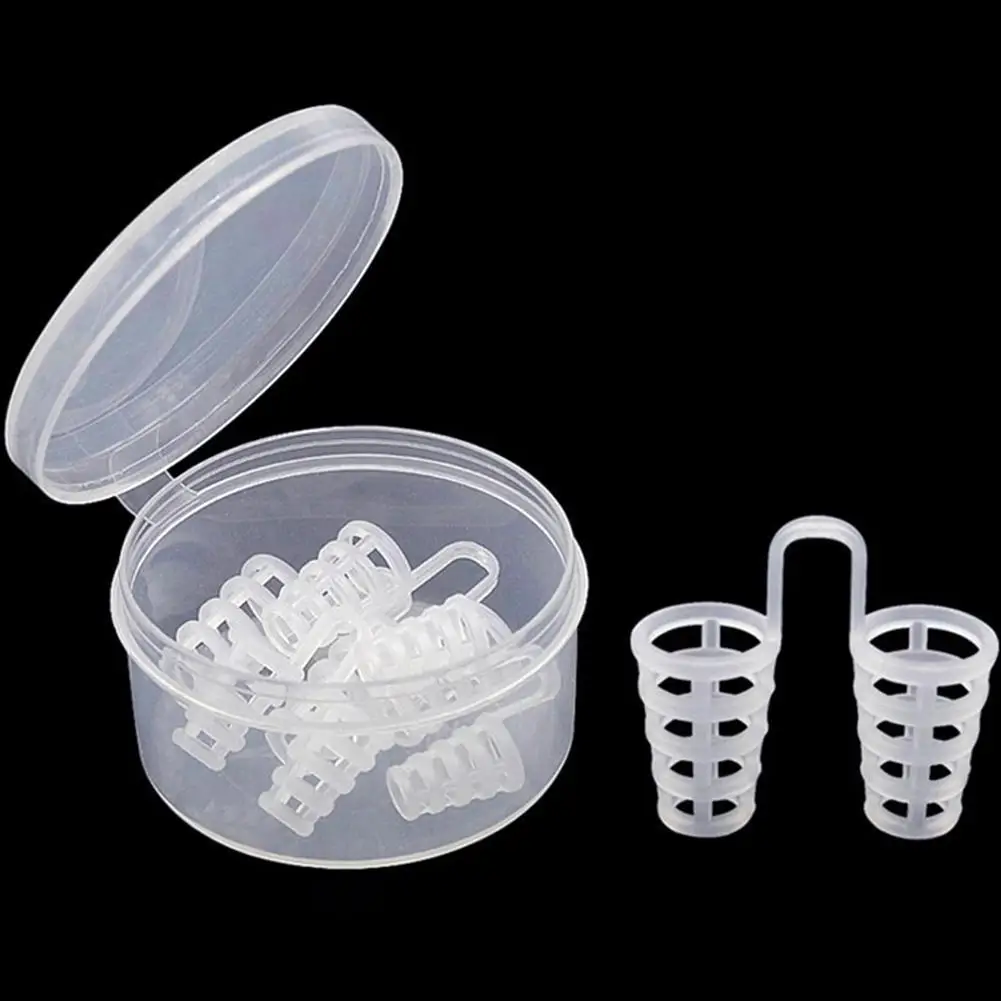 

4pcs/pack Anti Snoring Breathe Easy Sleep Nose Clip Snore Stopper Aid Nasal Dilators Device Congestion sleeping Aid tool