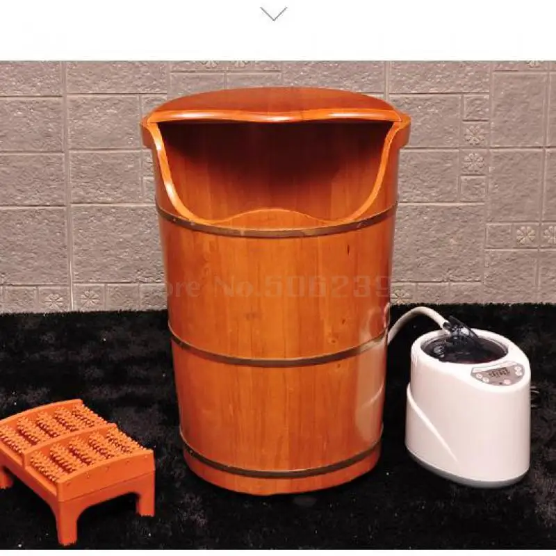 

Bubble Foot Raised With Cover Thermostatic Foot Bath Bubble Foot Steam Fumigation Washing Feet Buckets Of Household