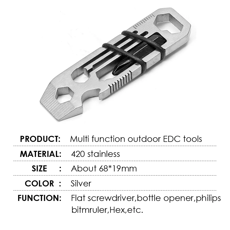 معدات التخييم EDC في الهواء الطلق متعدد أداة 30g Bushcraft بقاء جيب المفاتيح أدوات والعتاد متعددة الوظائف التنزه اكسسوارات معدات التخييم EDC في الهواء الطلق متعدد أداة 30g Bushcraft بقاء جيب المفاتيح أدوات والعتاد متعددة الوظائف التنزه اكسسوارات