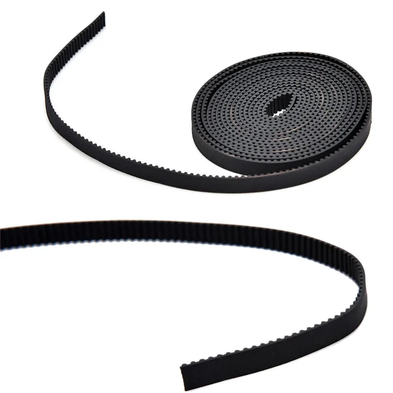 Open End RepRap GT2 Timing Belt 6mm Wide 2mm Pitch 2GT For Pulley 3D Printer FF 1M Drop Shipping